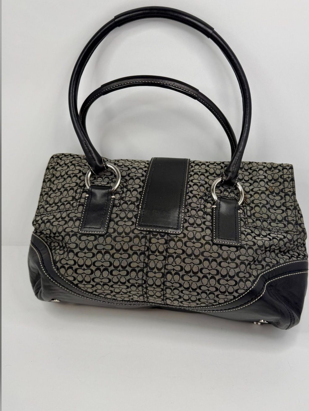 Coach SOHO Signature C Satchel / Shoulder Bag - Picture 2 of 7